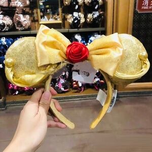 Disney - Beauty and the Beast Belle Minnie Ears, Brand New with Tags,
